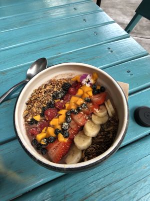 Açaí bowl at FOREVER in Mexico City