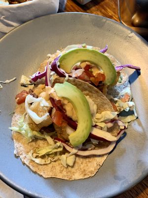 Cauliflower tacos at FOREVER in Mexico City