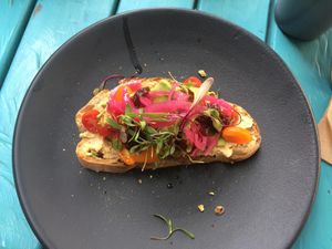 Avocado Toast at FOREVER in Mexico City