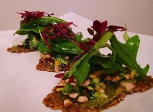 Raw Vegan Pizza  at One Life Raw Juice Bar in Charlotte