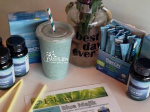 Blue Majik at One Life Raw Juice Bar in Charlotte