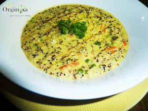 Quinotto de verduras  at Organika in Cusco