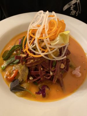 Pasta at Organika in Cusco