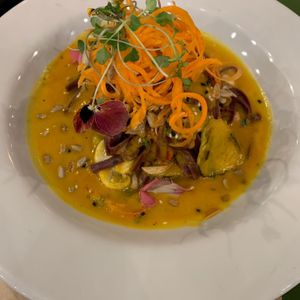 Pasta vegana.  at Organika in Cusco