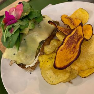 Sándwich vegetariano.  at Organika in Cusco