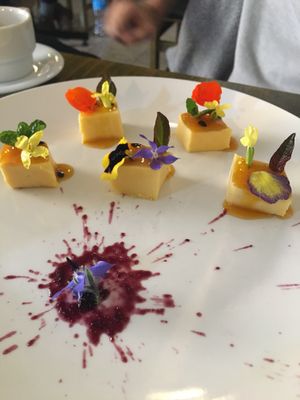 Passionfruit mousse  at Organika in Cusco