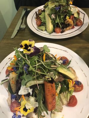 Salad at Organika in Cusco