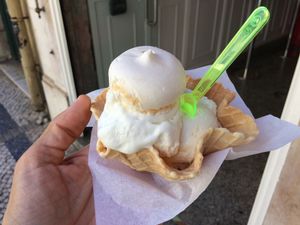 gelado at Gelados Fragoleto in Lisbon