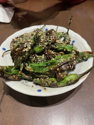 Shishito Peppers   at Bushido in Mountain View