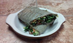 The Jana Wrap at Organic Goddess Cafe in Palm Harbor