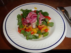 Ceviche of shiitake, citrus sauce at Dune in Paris