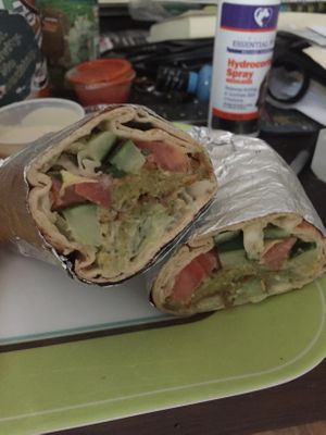 Dry falafel at Falafel House in Towson