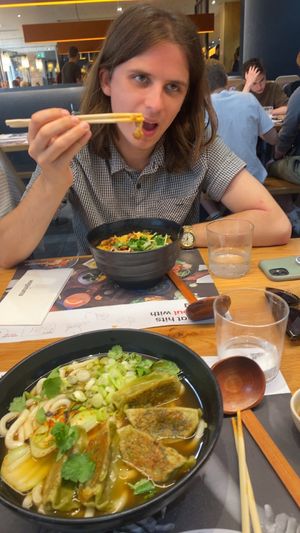   at Wagamama in Canterbury