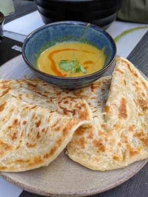 Raisukaree roti at Wagamama in Canterbury