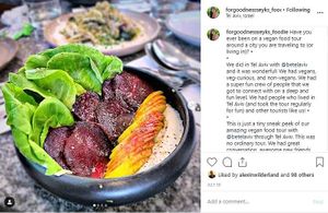 Fun food on the tour at TLVEG Tours in Tel Aviv