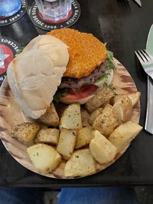 Burger vegana  at Recyclo Bike Cafe in Malaga