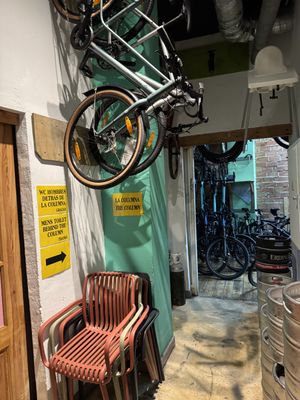 Toilet   at Recyclo Bike Cafe in Malaga