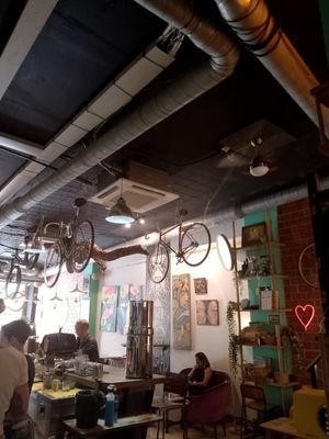  at Recyclo Bike Cafe in Malaga