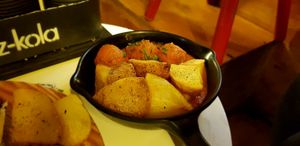 Albóndigas veganas at Recyclo Bike Cafe in Malaga