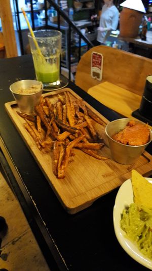 Sweetpotatoe at Recyclo Bike Cafe in Malaga