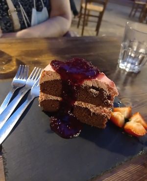 Red Velvet vegana at Vegetalia - Born in Barcelona