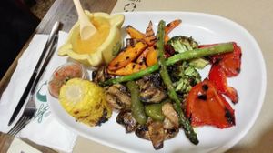 Veggies with romesco sauce at Vegetalia - Born in Barcelona