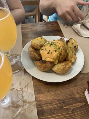 Patatas bravas at Vegetalia - Born in Barcelona