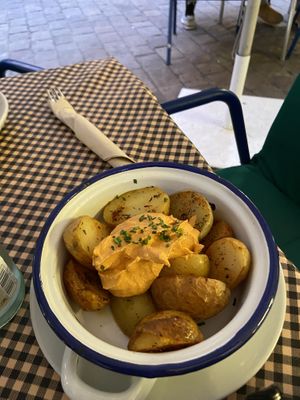 Patatas Bravas 😍  at Vegetalia - Born in Barcelona