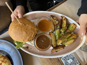 Burger   at Vegetalia - Born in Barcelona