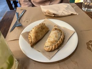 Vegan empanadas  at Vegetalia - Born in Barcelona