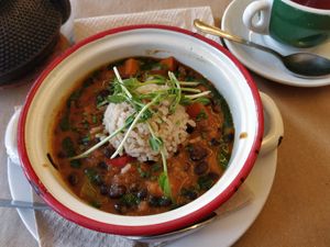 Chilli sin carne at Vegetalia - Born in Barcelona