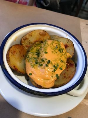 Patatas Bravas at Vegetalia - Born in Barcelona