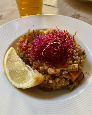 Paella 🥘   at Vegetalia - Born in Barcelona