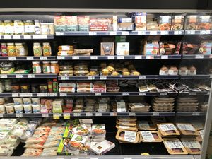 Vegan fridge stuff at Whole Foods Market in Louisville