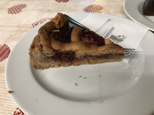 Linzer Torte at Rifugio Vajolet in Vigo Di Fassa