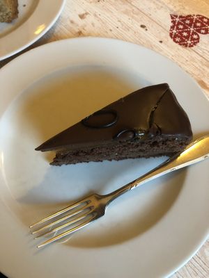 Vegan Sacher. at Rifugio Vajolet in Vigo Di Fassa