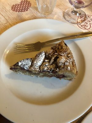 Vegan Linzer Torte at Rifugio Vajolet in Vigo Di Fassa