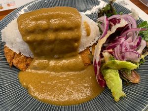 Vegan katsu curry  at Wagamama - Castle Terrace in Edinburgh