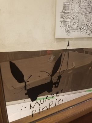 decor at Apprivoiser Whole Food Cafe in Kyoto