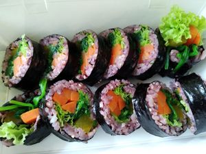 Kimbap w/o egg & cheese at The Boneless Kitchen - 无骨厨房 in Central Singapore