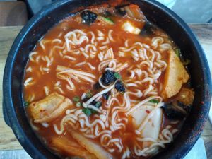 Soondubu jjiggae (without egg) at The Boneless Kitchen - 无骨厨房 in Central Singapore