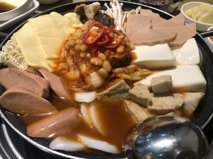 Budaejigae army stew at The Boneless Kitchen - 无骨厨房 in Central Singapore