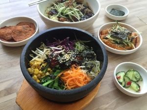 Dolsot bibimbap at The Boneless Kitchen - 无骨厨房 in Central Singapore
