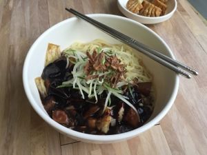 Jajangmyeon. Noodle texture is really nice and springy. at The Boneless Kitchen - 无骨厨房 in Central Singapore
