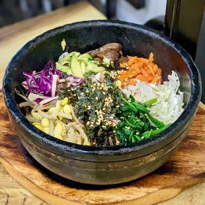 Dolsot Bibimbap Stone Pot Mixed Rice at The Boneless Kitchen - 无骨厨房 in Central Singapore