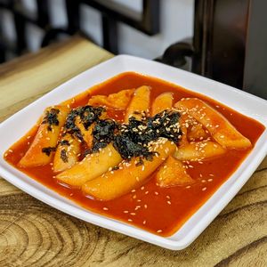 Tteokbokki Stir Fry Rice Cake with Fish Cake at The Boneless Kitchen - 无骨厨房 in Central Singapore