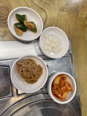 Kimchi and pickles   at The Boneless Kitchen - 无骨厨房 in Central Singapore