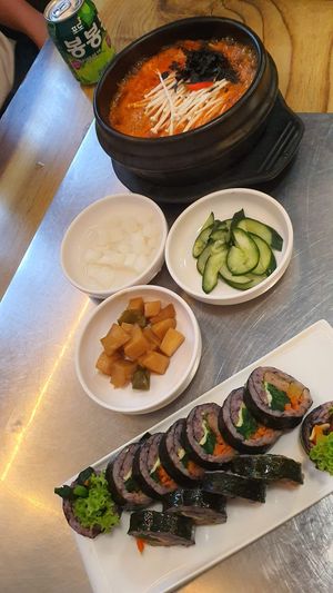 Soondubu jjigae & Kimbap. at The Boneless Kitchen - 无骨厨房 in Central Singapore