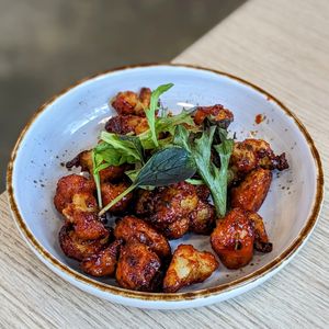 Vegan Gochu Cauliflower Ganjeong at The Boneless Kitchen - 无骨厨房 in Central Singapore