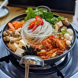 Vegan Jeongol Kimchi at The Boneless Kitchen - 无骨厨房 in Central Singapore